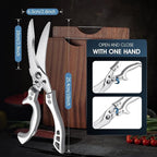 PURPLEBIRD Poultry Shears Heavy Duty, Kitchen Scissors Dishwasher Safe Kitchen - Image 3