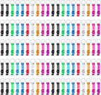 400 Pack Colorful Metal Bottle Opener Keychains Bulk, Tiny Beverage Opener by Yugada