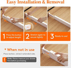 Lifewit 12 Pack 2.36" High Drawer Dividers 40-56cm/16-22 Adjustable Drawer - Image 5