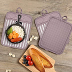 Alselo Silicone Pot Holders Set of 3 Heat Resistant & Non Slip Potholders - Image 6