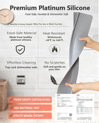 Kitchen Sink Splash Guard 18" 23" 30" Self-Draining Silicone Water Guard - Image 5