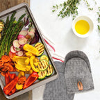 4Pcs Heat Resistant Oven Mitts & Potholders, Flexible Kitchen Accessories - Image 3