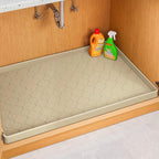 Jin&Bao Waterproof Under Sink Mat 28" x 22", Thick Silicone Mat Cabinet by Jin%26Bao