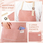 Janmercy 24 Pcs Aprons for Women Men - Image 5