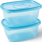 Glad Gladware Freezerware Food Storage Containers, Large Rectangle Holds 64 - Image 4
