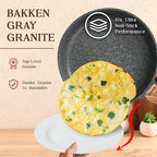 Bakken-Swiss 14-Piece Kitchen Cookware Set – Granite Non-Stick – Eco-Friendly – - Image 7