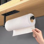 VAEHOLD Self Adhesive Paper Towel Holder Under Cabinet Mount, Wall Mounted - Image 2