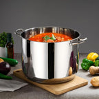 Stainless Steel Large Stock Pot, LIANYU 24 QT Heavy Duty Stockpot - Image 2