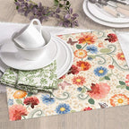 Mandala Flowers Dish Drying Mat 16x18 Inch, Microfiber Absorbent Fast Dry Mat - Image 7