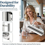 Hiceeden Stainless Steel Water Pitcher, 51oz/1.5L Modern Metal Pitcher - Image 6