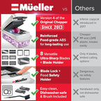 Mueller The Real Original Pro Chopper since 2013 Vegetable Chopper Mandoline - Image 4