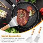 Metal Spatula Set, Fish Griddle Spatulas, Stainless Steel Spatula Turner - Image 2
