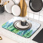 Winter Dish Drying Mat Forest Kitchen Mat - Image 5