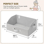 GRANNY SAYS Closet Organizer Bins, Trapezoid Storage Bin, Storage Baskets - Image 6