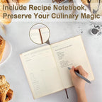 4 Pieces Bakeware Set | 3 Baking Pans & 1 Recipe Notebook Combo | Nonstick - Image 3