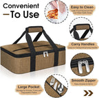 Insulated Casserole Carrier, Portable Casserole Carrier - Image 3
