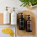 Glass Soap Dispenser Bathroom Set by Janxin, Foaming Kitchen soap Dispenser - Image 7