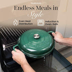 Shallow Cast Iron Casserole - Image 4