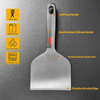 Vovoly Wide Griddle Scraper, 4.3“x4.3'' Smashed Burger Scraper Grill Scraper - Image 3