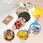 5-Size Reusable Beeswax Bowl Covers - Image 3
