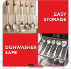 Amco 5 Piece Stainless Steel Cooking Utensil Set - Image 7