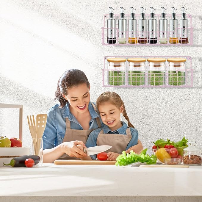 Spice Rack, Metal Spice Holder Shelf - Image 8