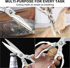 CGBE Kitchen Scissors, Heavy Duty Dishwasher Safe Food Scissors - Image 5