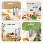 Rechargeable Electric Salt And Pepper Grinder Set, Automatic Gravity Electric - Image 7