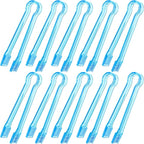 10 Pcs Plastic Buffet Serving Tongs, 6.3 Inches by Hmxpls