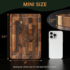 THETCHRY Walnut Wood Small Cutting Board, Compact Chopping Board - Image 6