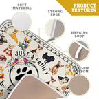 Lovely Dogs Dish Drying Mat Absorbent Printed Drying Pad - Image 4