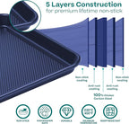 Baker's Secret Non Stick Baking Sheets, Diamond Texture Premium Air Flow - Image 3