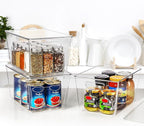 Vtopmart 4 Pack Clear Stackable Storage Bins - Image 5