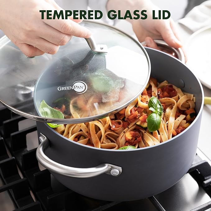 GreenPan Lima 5.2QT Nonstick Stock Pot - Image 4