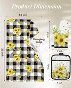 Miss Adola 270 GSM Cotton Kitchen Towels, Oven Mitt and Pot Holder - Image 5