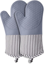 Silicone Oven Mitts, Heat Resistant Oven Gloves by FunSiltasy