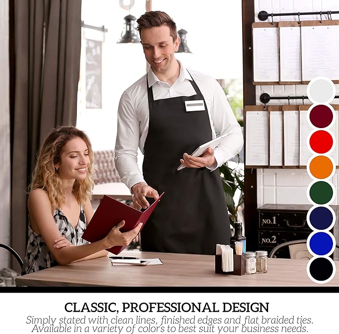 GREEN LIFESTYLE 12 Pack Bib Apron - Image 7