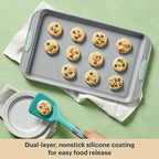 Pyrex 3-Piece Metal Cookie & Muffin Sheet Bakeware Set, Lightweight Stainless - Image 5