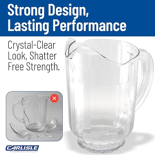 Carlisle FoodService Products Versapour Clear Pitcher Tall Pitcher - Image 8