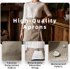 Unisex Waist Apron Half Bistro Apron Server Aprons - Image 3