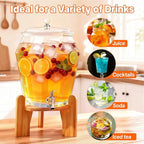 2 PCS Drink Dispenser Set, 2.5 Gallon Total Capacity - Image 4