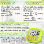 ZILLEEN Classroom Timer for Kids Teachers 2 Pack Digital Timers - Image 8