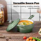 Homikit 1 QT & 2 QT Saucepan Set, Enameled Cast Iron Saucepan - Image 8