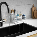 Moforoco Extra Large Kitchen Sink Caddy, Rustproof Sponge Holder - Image 5
