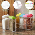 6 Pcs Spice Jars, Empty Spice Containers - Image 3