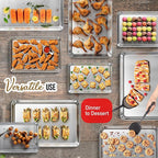 Eatex Aluminum Baking Sheet Set, 2 Pack Cookie Sheet Set, Cookie Sheets - Image 7