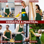 2 Pcs Plus Size Chef Apron, Unisex Professional Apron - Image 7