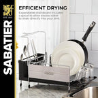 Sabatier Expandable Stainless Steel Dish Rack - Image 5