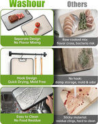 Stainless Steel Cutting Boards for Kitchen, Non Toxic 2-in-1 Cutting Board - Image 5