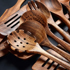 12 Pack Wooden Spoons for Cooking - Image 3